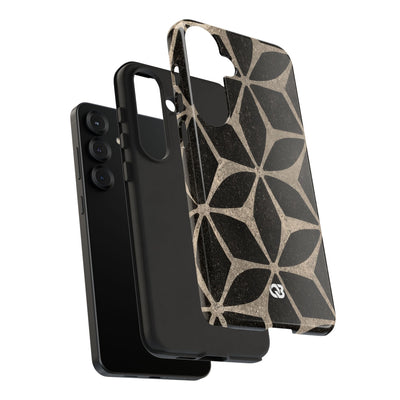 Concrete Mosaic Star · Tough Phone Case for Samsung · Black