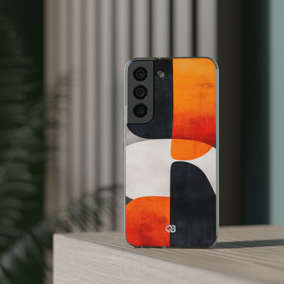 Burnt Amber Flow · Soft Phone Case for Samsung