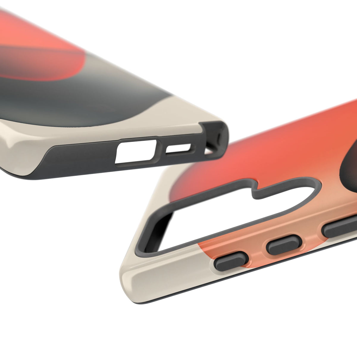 Translucent Crimson Form · Tough Phone Case for Samsung · Red