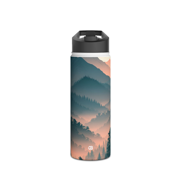 Misty Pine Summit · Insulated Water Bottle · Green