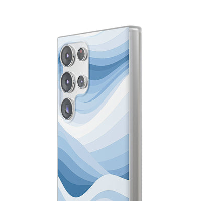Blue Lite Phone Case for Samsung - Glacial Indigo Flow
