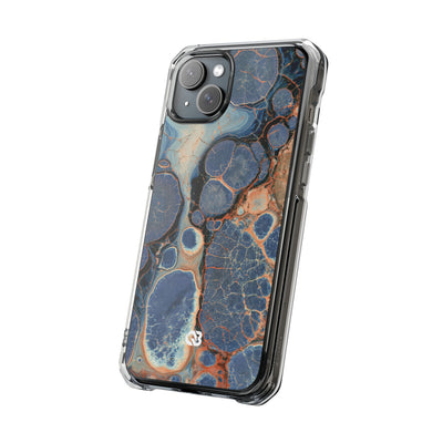 Astral Orb Resonance · Clear Impact Magnetic Phone Case for iPhone · Blue