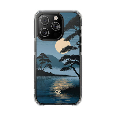 Blue Impact MagSafe Phone Case for iPhone - Midnight Kyoto Pine