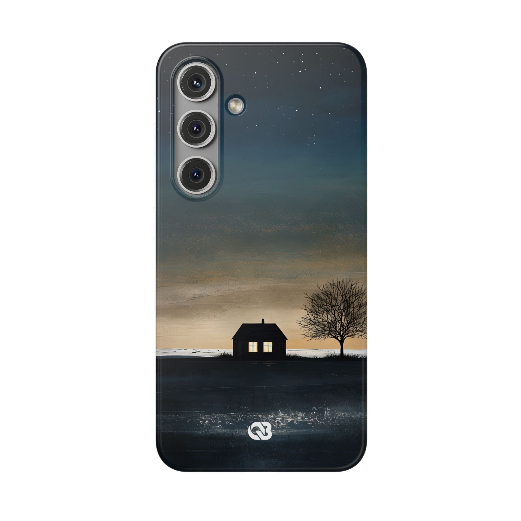 Midnight Cabin Glow · Soft Phone Case for Samsung