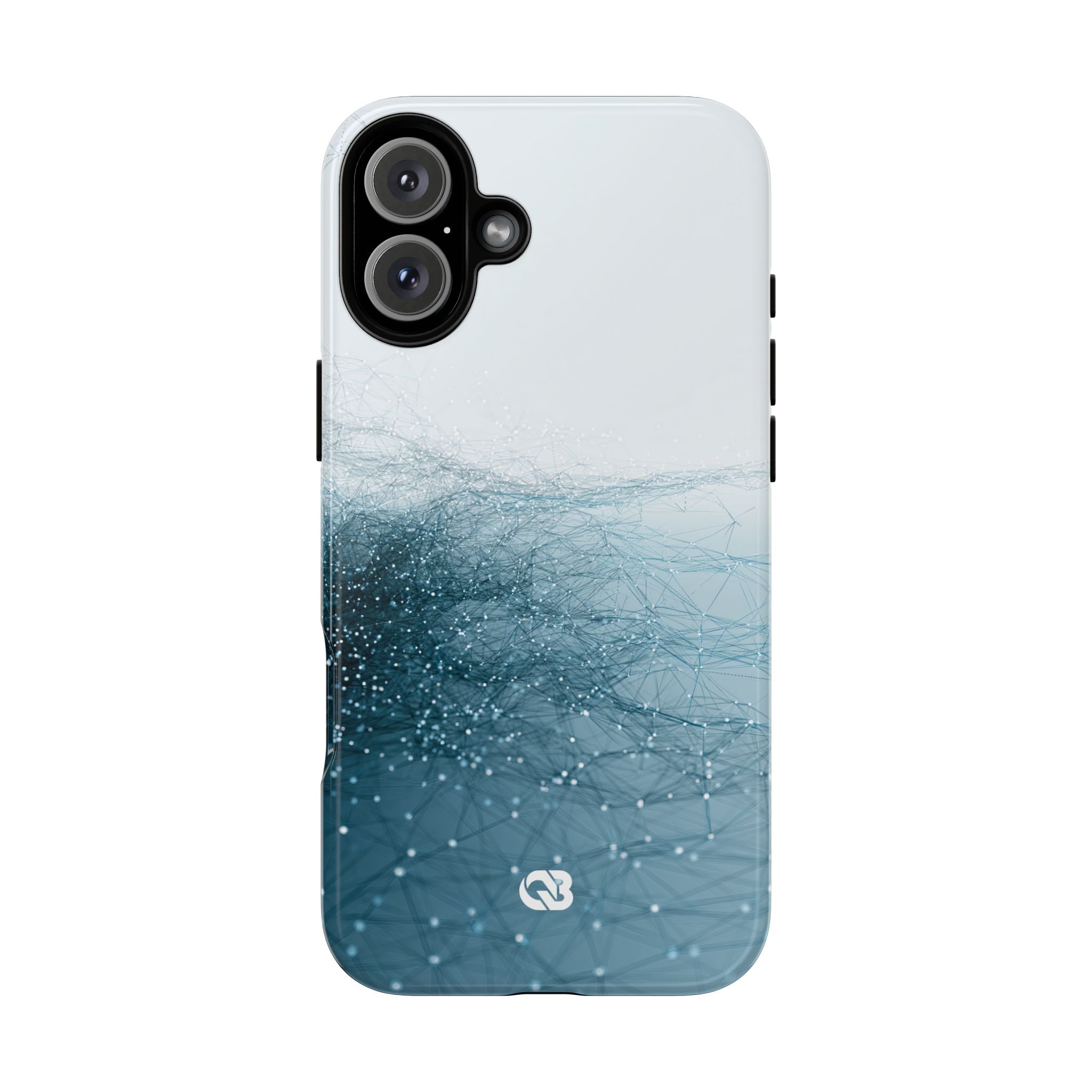 Teal Tough Phone Case for iPhone - Arctic Pulse Mesh