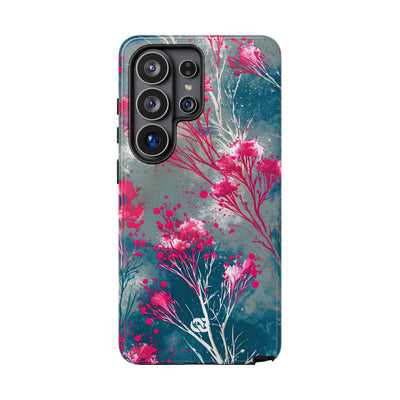 Cyber Blossom · Tough Phone Case for Samsung · Teal