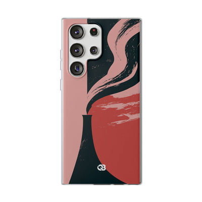 Pink Lite Phone Case for Samsung - Cinder Rose Plume
