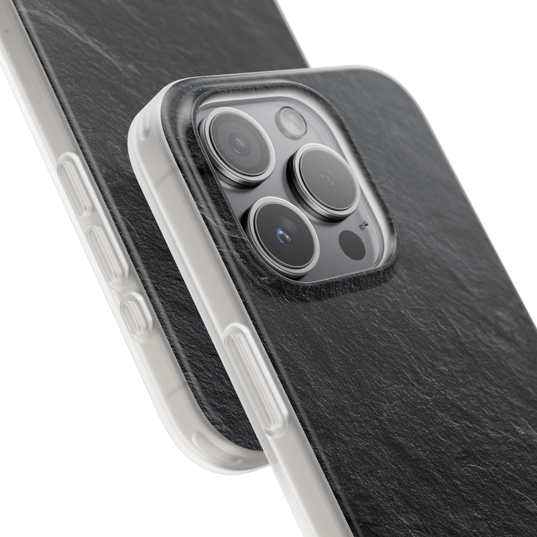 Black Lite Phone Case for iPhone - Raw Obsidian Slate