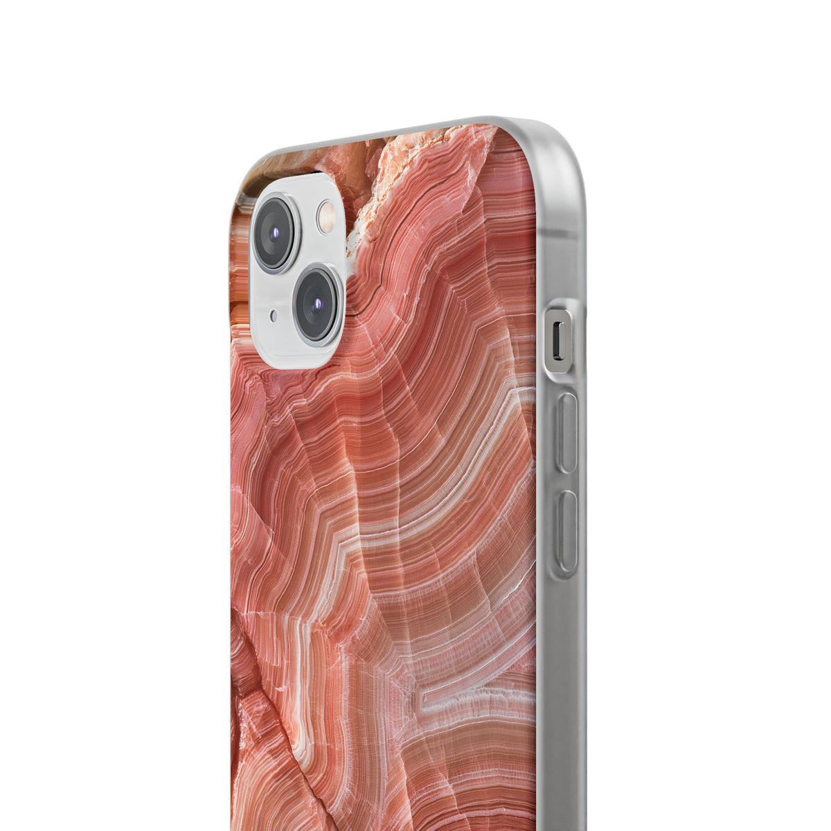 Blushing Rose Strata · Lite Phone Case for iPhone ·  Pink