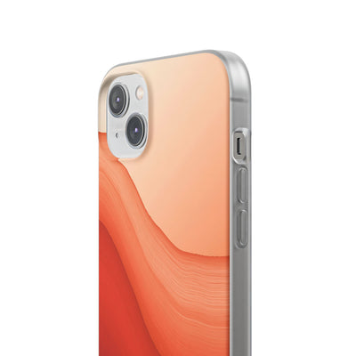 Terracotta Flow · Lite Phone Case for iPhone ·  Orange
