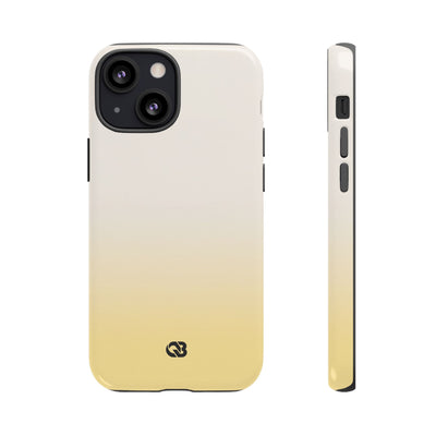 Solar Cream Ombre · Tough Phone Case for iPhone · Yellow