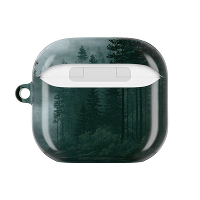 Misty Pine Reflections · Hard Case for AirPods & AirPods Pro · Green