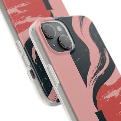 Pink Lite Phone Case for iPhone - Cinder Rose Plume