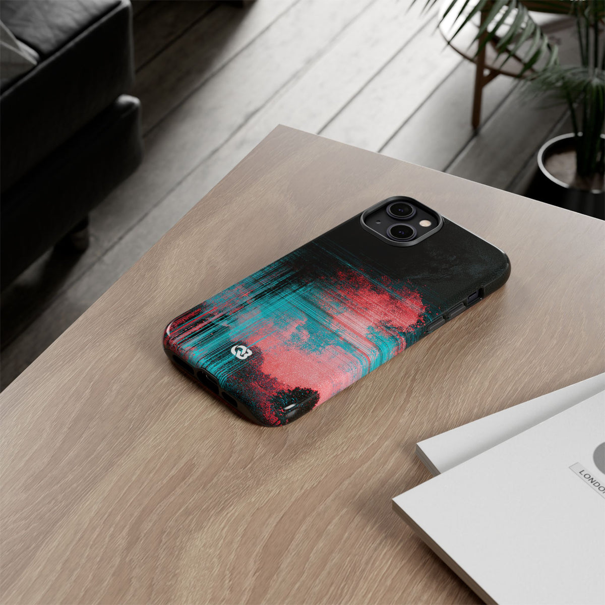Digital Signal Drift · Tough Phone Case for iPhone · Black