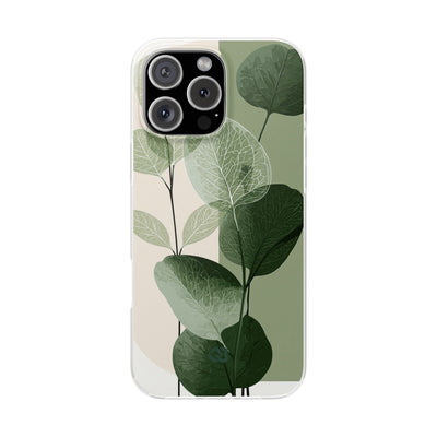 Layered Eucalyptus Study · Lite Phone Case for iPhone ·  Green
