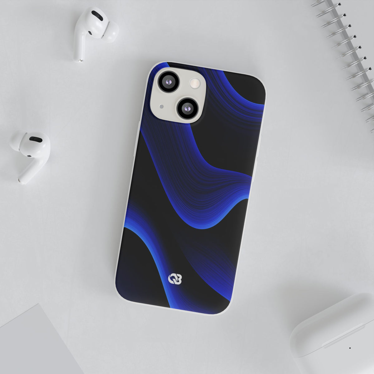 Cobalt Ridge Waves · Lite Phone Case for iPhone ·  Blue