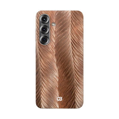 Rose Gold Weave · Lite Phone Case for Samsung · Brown