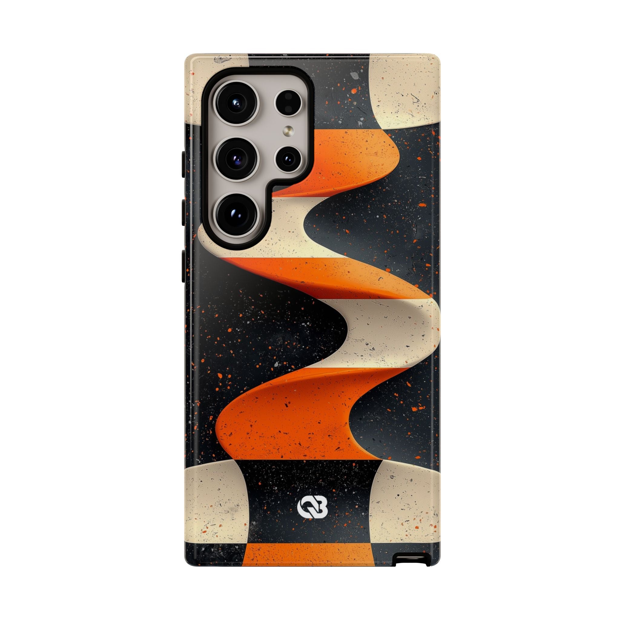Orange Grit Twist · Tough Phone Case for Samsung