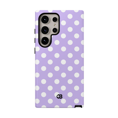 Lavender Polka Grid · Tough Θήκη για Samsung
