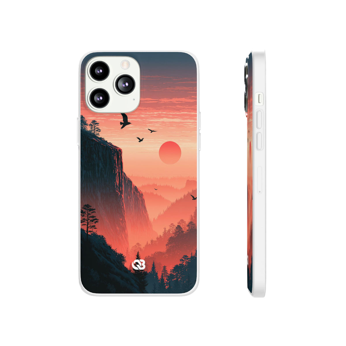 Canyon Dusk · Lite Phone Case for iPhone ·  Orange