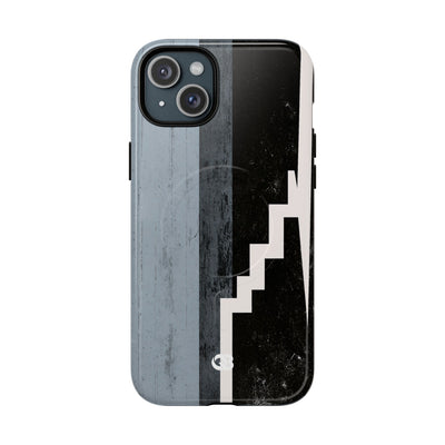Grey Tough 2.0 Magsafe Phone Case for iPhone - Industrial Concrete Void