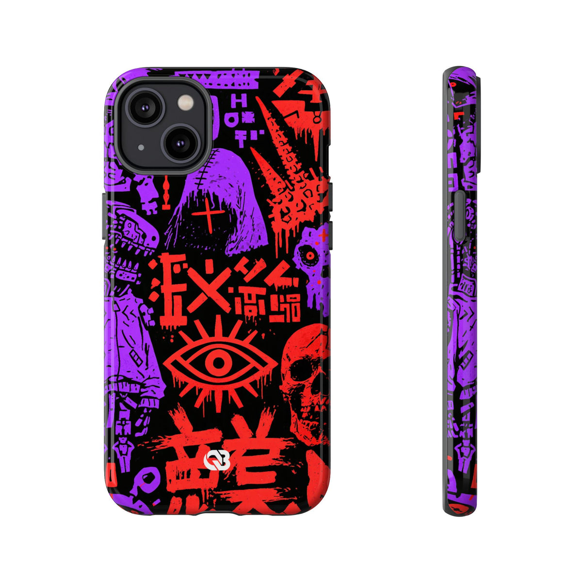 Underground Cyber Glyphs · Tough Phone Case for iPhone · Black