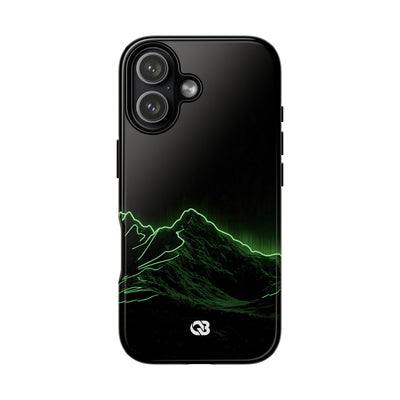 Nordic Mountain Contour · Tough Phone Case for iPhone · Black