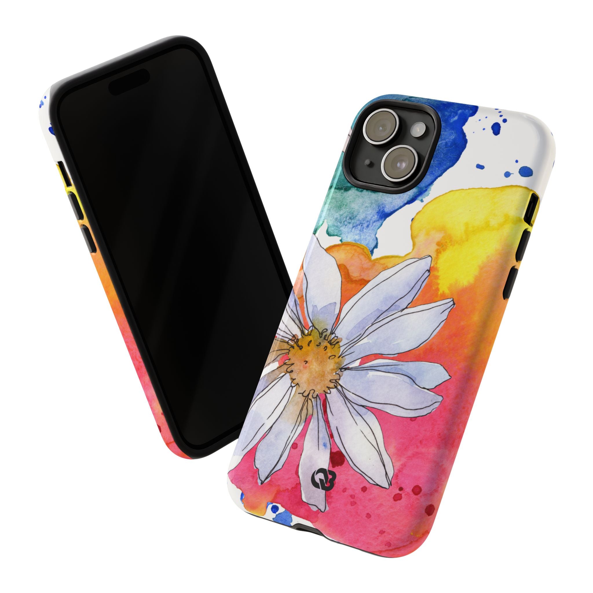 Vivid Bloom Splatter · Tough Handyhülle für iPhone