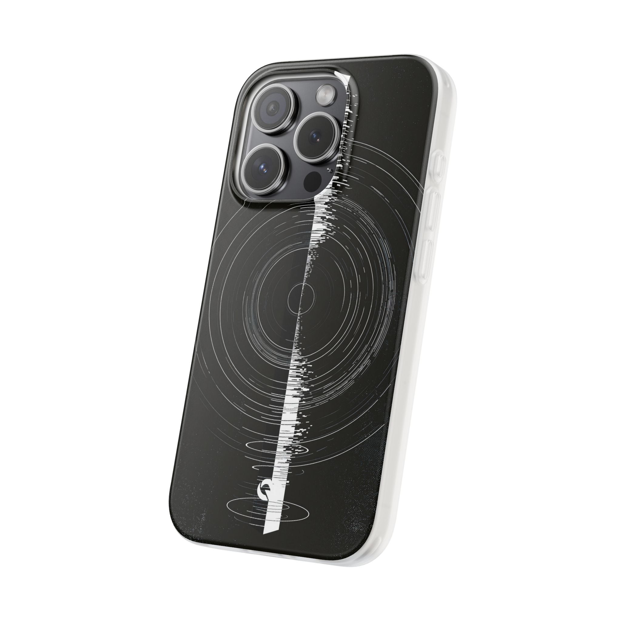 Black Lite Phone Case for iPhone - Obsidian Orbital Signal