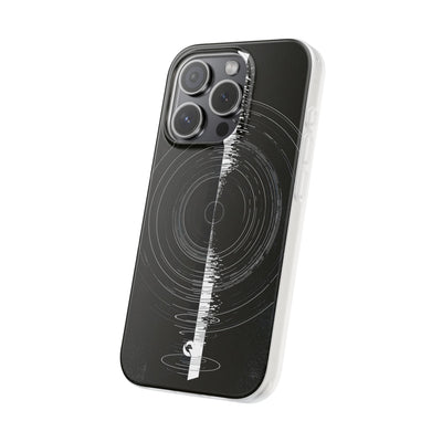 Black Lite Phone Case for iPhone - Obsidian Orbital Signal