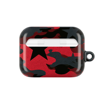 Crimson Skull Camo · Hard Case for AirPods & AirPods Pro · Red