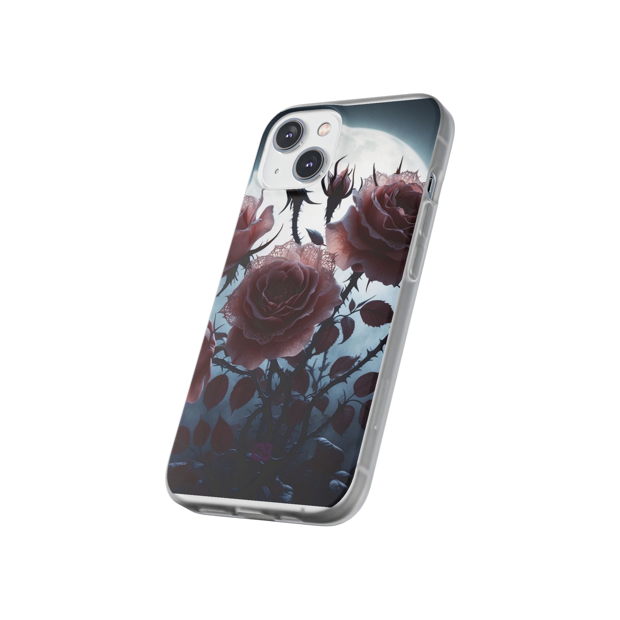 Lunar Lace Petals · Soft Coque de téléphone pour iPhone