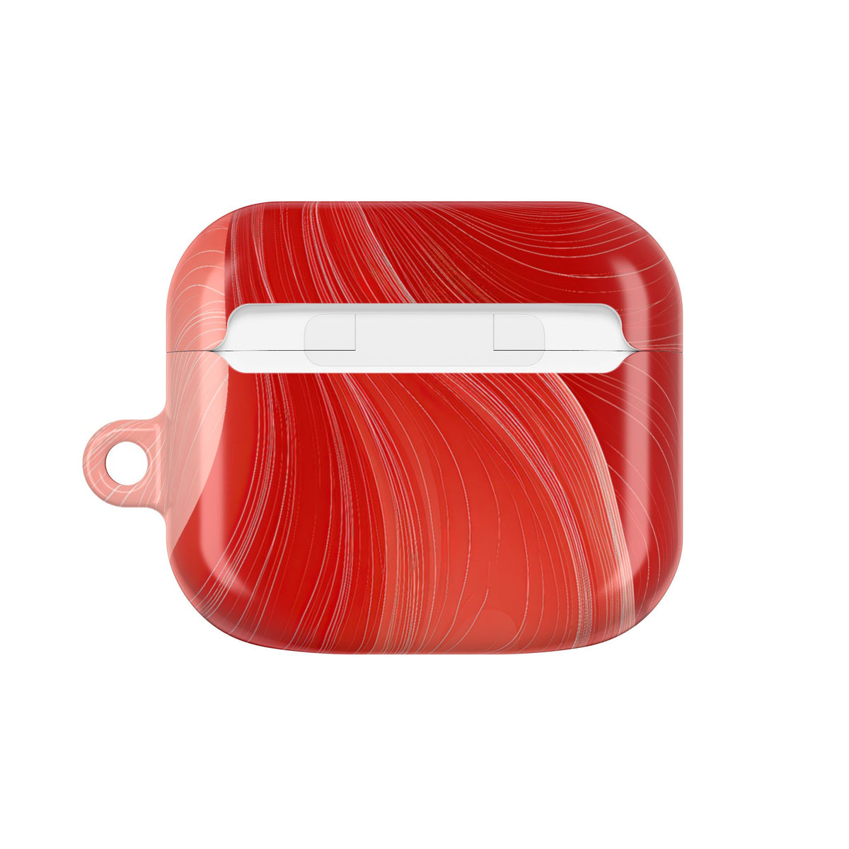 Crimson Dunes · Hard Case for AirPods & AirPods Pro · Red