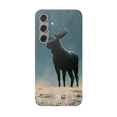 Nordic Boreal Moose · Lite Phone Case for Samsung · Blue