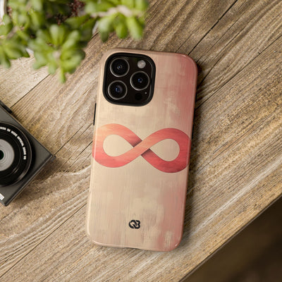 Terracotta Infinity Stroke · Tough Phone Case for iPhone