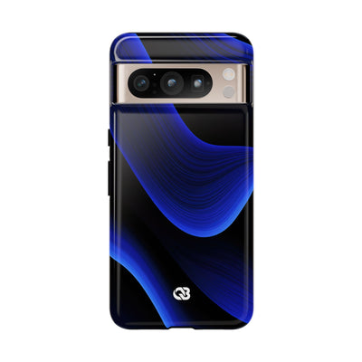 Blue Tough Phone Case for Google Pixel - Electric Cobalt Flow
