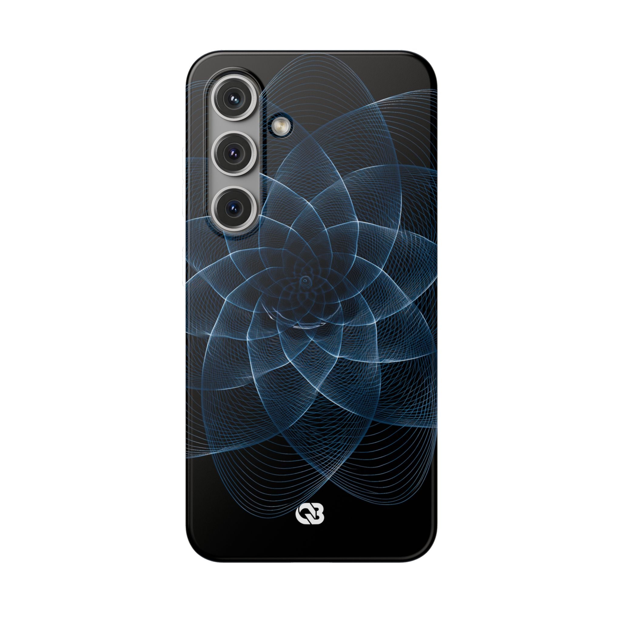 Blue Lite Phone Case for Samsung - Cobalt Geometric Bloom