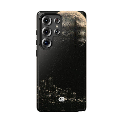 Lunar Metropolis Nocturne · Tough Phone Case for Samsung · Black