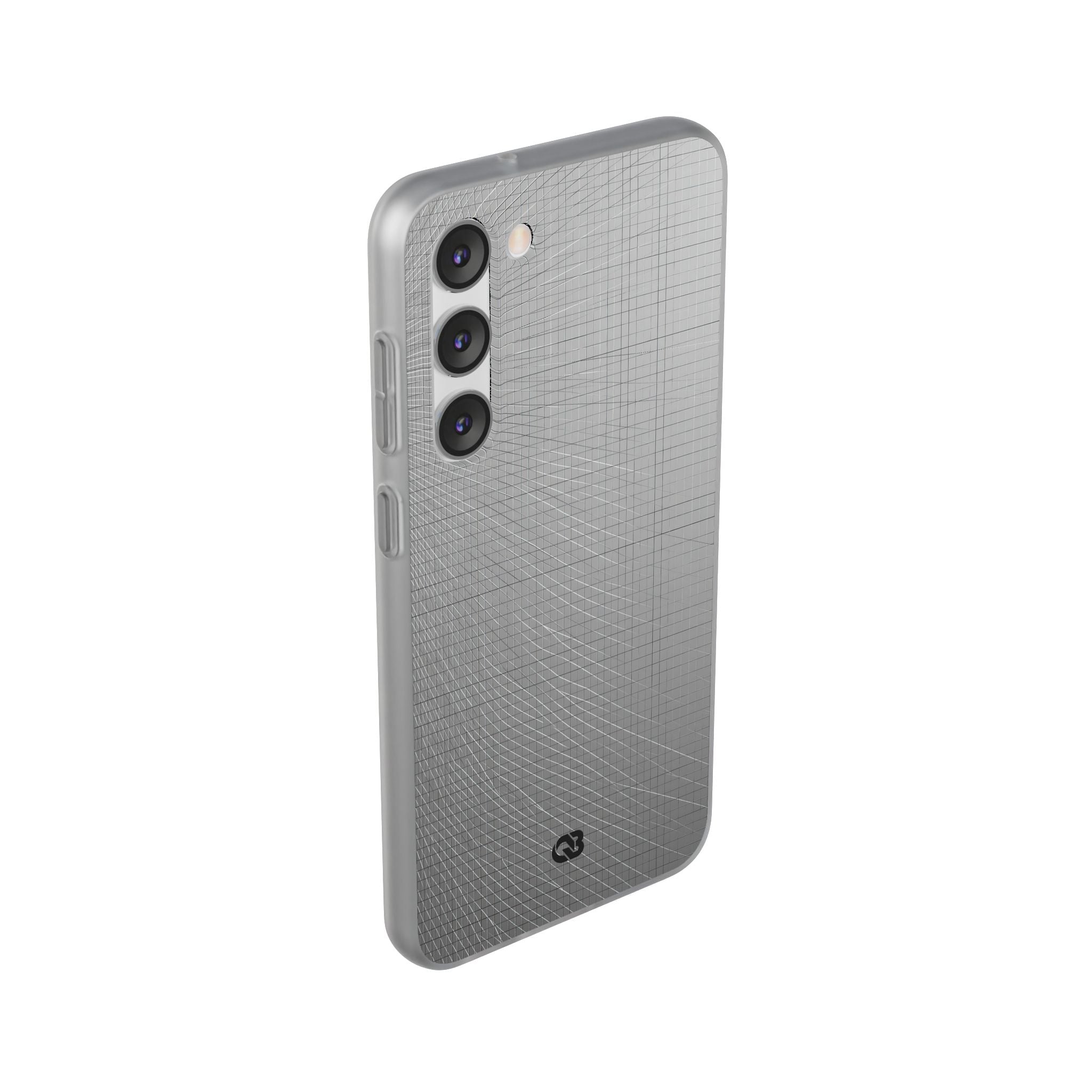 Grey Lite Phone Case for Samsung - Chrome Mesh Warp