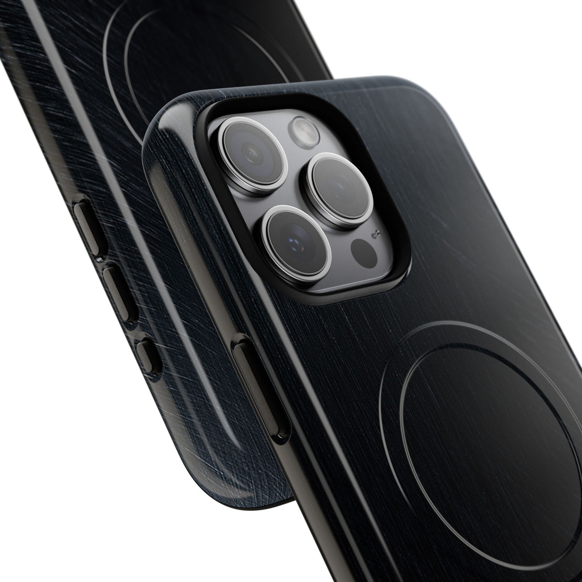 Brushed Obsidian Steel · Tough 2.0 Magnetic Phone Case for iPhone · Black