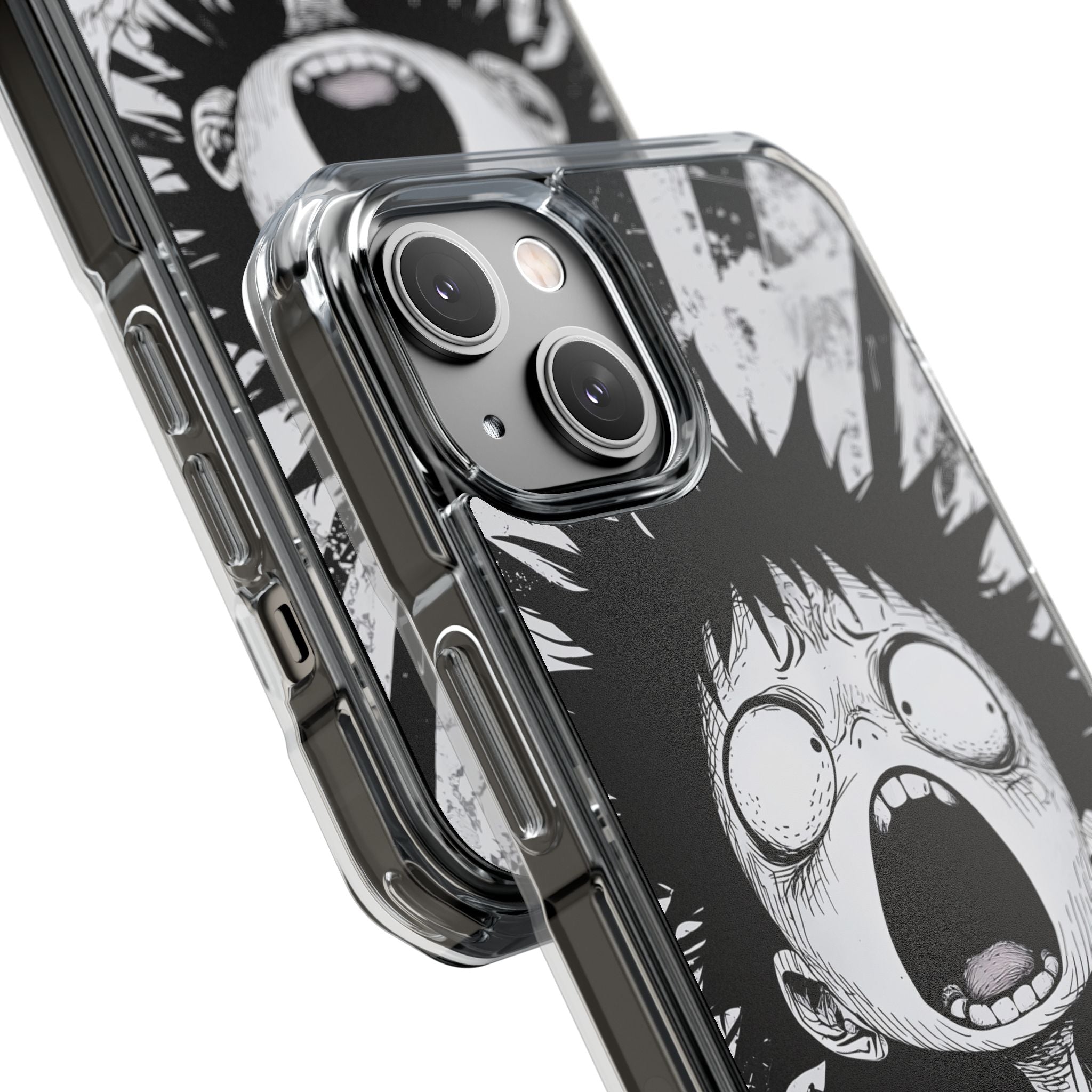 Chaotic Monochrome Scream · Impact Magsafe