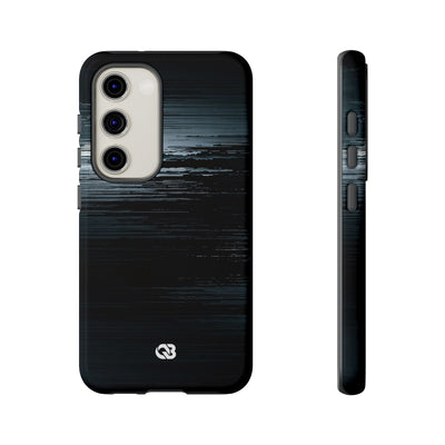 Black Tough Phone Case for Samsung - Frozen Signal Glitch