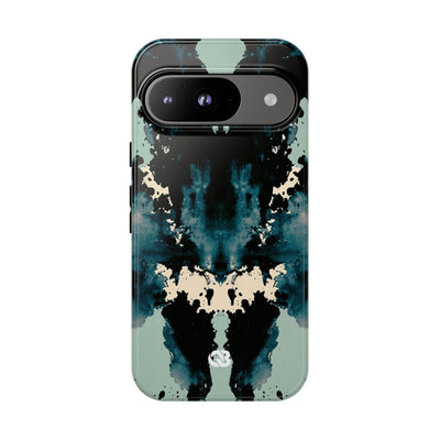 Rorschach Ink Void · Tough Phone Case for Pixel ·  Black