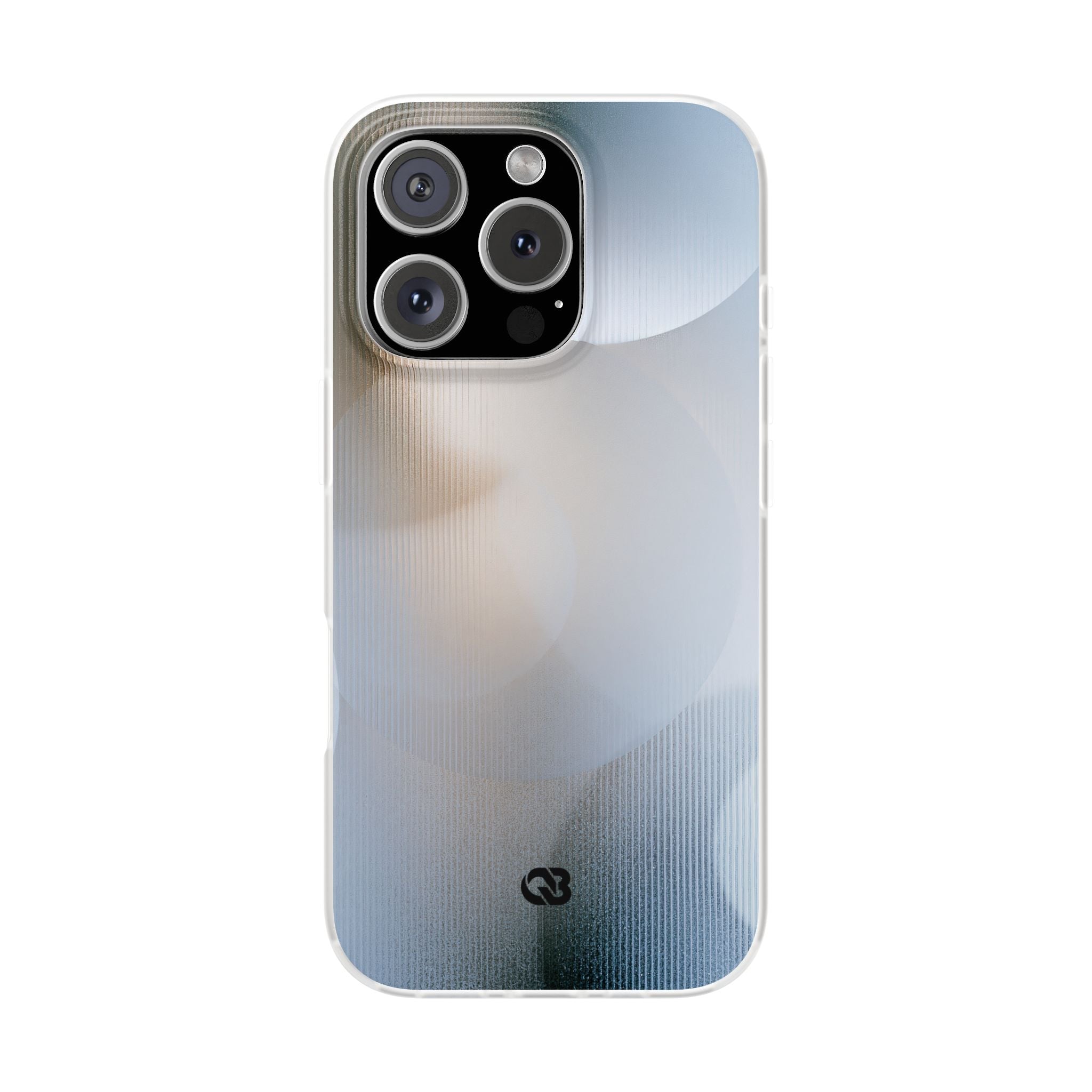White Lite Phone Case for iPhone - Frosted Ribbed Sphere
