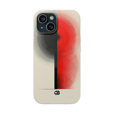 Red Lite Phone Case for iPhone - Split Signal Red