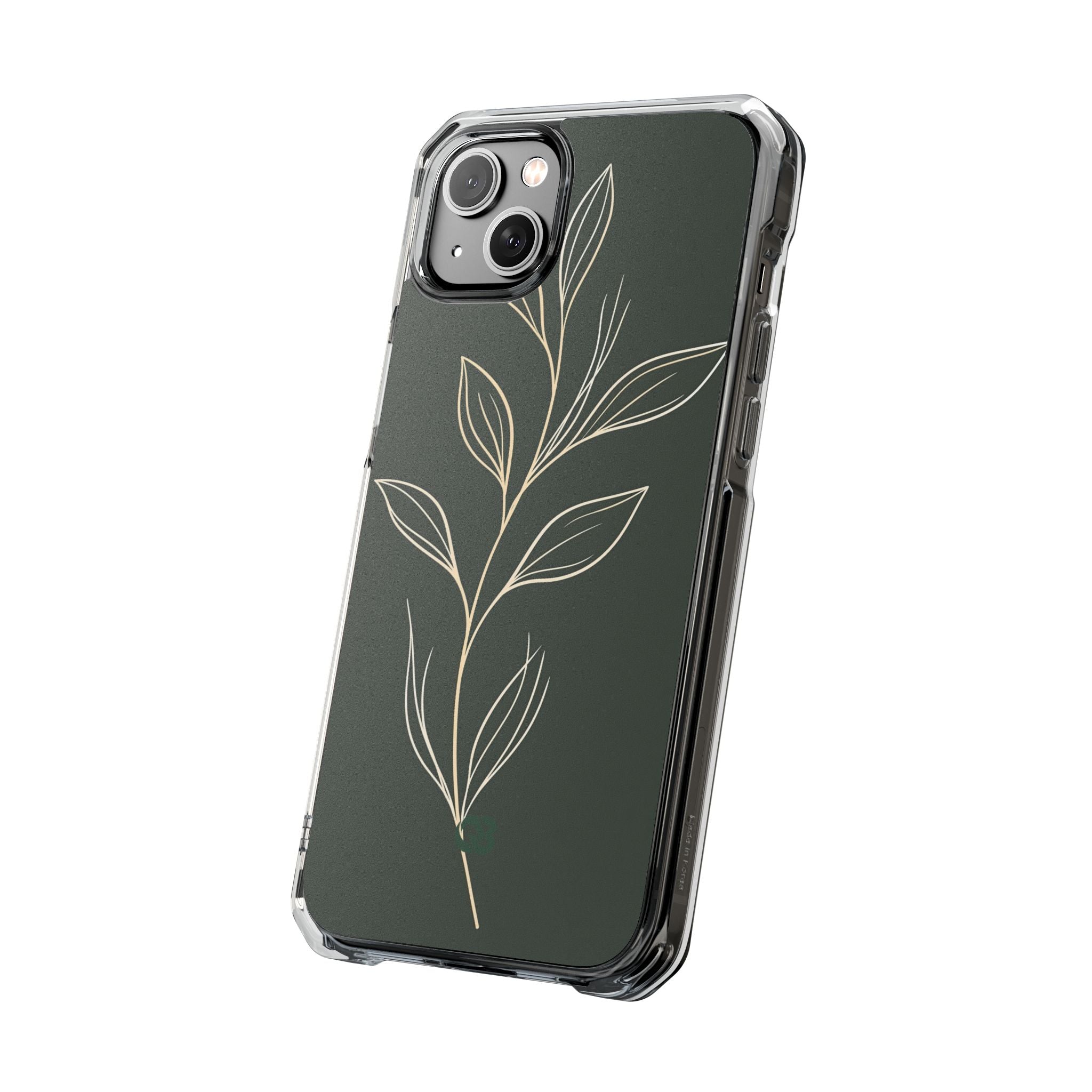 Green Impact MagSafe Phone Case for iPhone - Deep Moss Willow