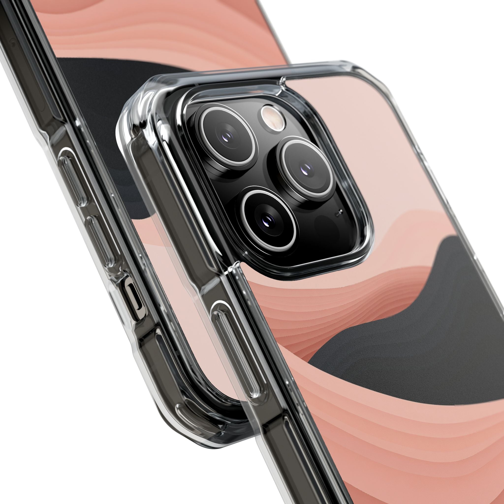 Pink Impact MagSafe Phone Case for iPhone - Dune Shadow Layers