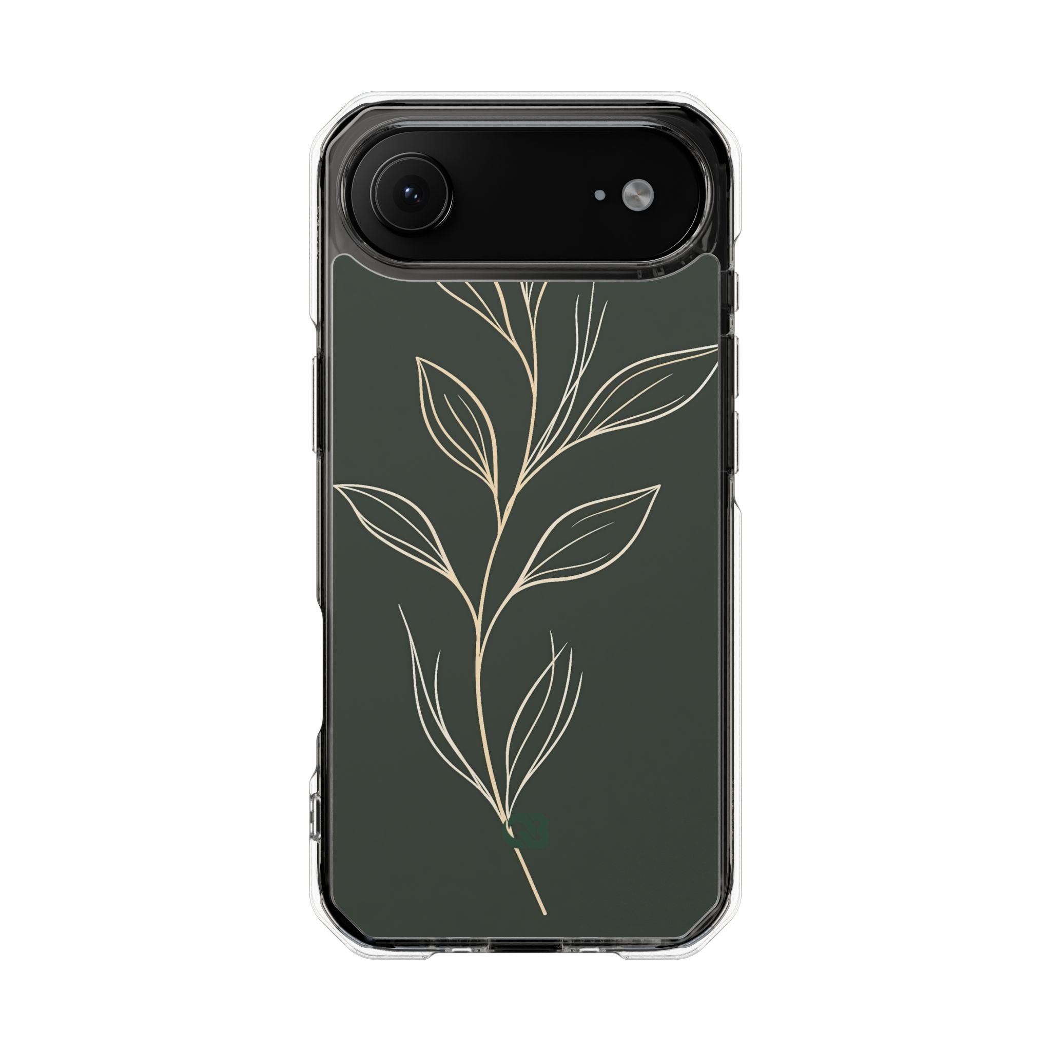 Green Impact MagSafe Phone Case for iPhone - Deep Moss Willow