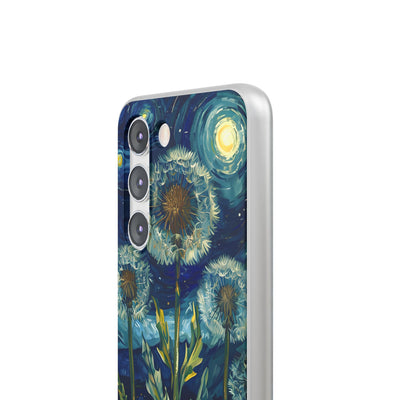 Starry Dandelion Swirl · Soft Phone Case for Samsung