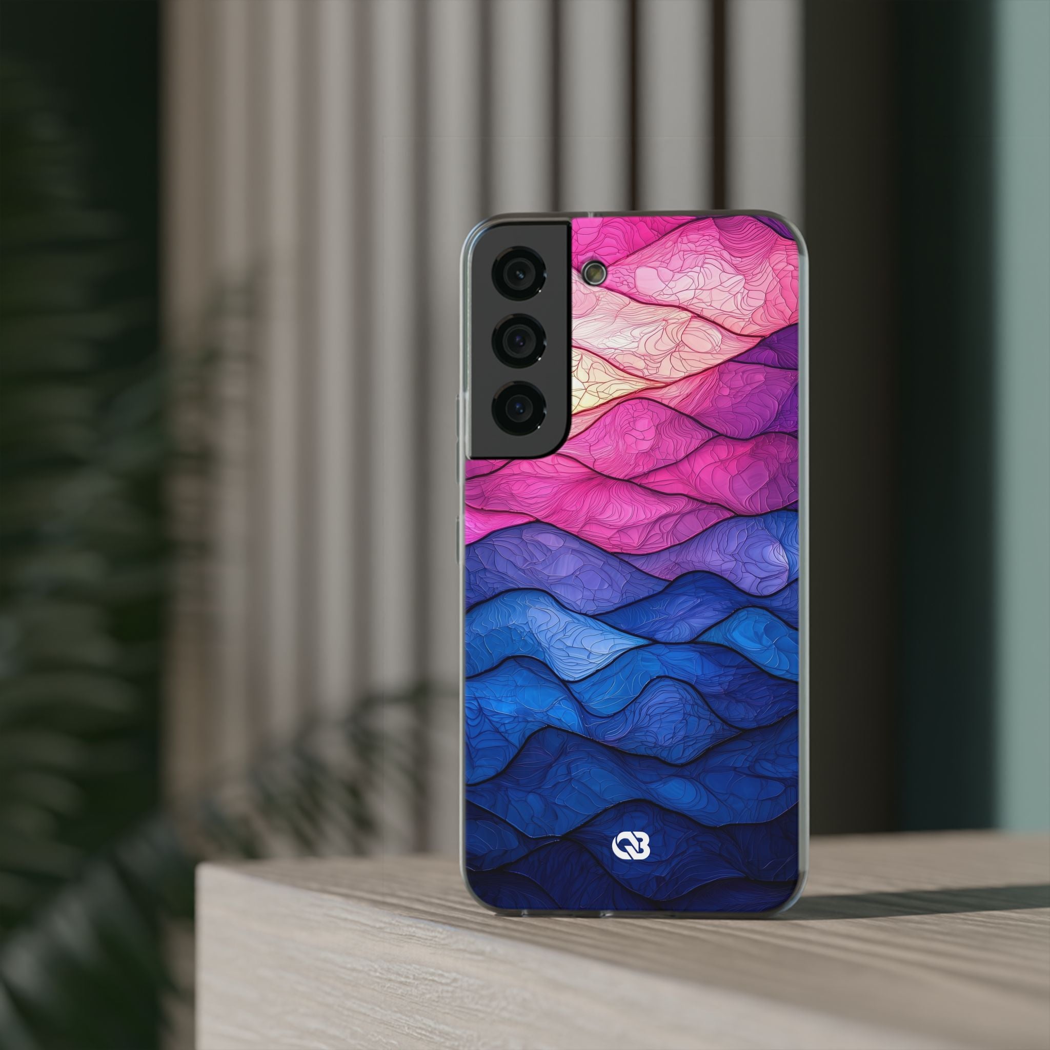 Electric Ridge Flow · Soft Phone Case for Samsung